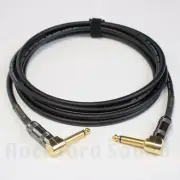 Van Damme XKE Pro High Clarity Guitar Cable, Right Angle to Right Angle, Gold