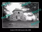 OLD LARGE HISTORIC PHOTO OF GOSFORD NSW, THE OLD CONVICT CELLS c1900