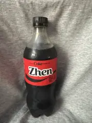 Share A Coke with Zhen 2025 Personalized Gift Coca Cola Bottle 20oz Zero