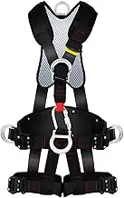 High-altitude working safety belt,outdoor full-body safety belt with anti-wear backing platet,thicken foam pad on shoulder waist leg,climbing harness with D-rings,fall arrest safety harnesses