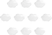 Set of 10 Hana-Koubai Small Plates, 4.5 x 0.7 inches (11.5 x 1.7 cm) | Setomonohonpo