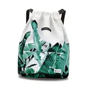 Waterproof Drawstring Bag, Gym Bag Sackpack Sports Beach Backpack for Men Women