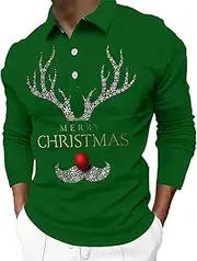 [Generic] Mens Fall Sweaters Tops Winter Buttons Turn Down Collar Blouse Long Sleeve Tops Shirts