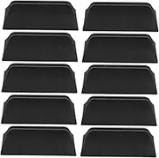 OSALADI 10Pcs Adjustable Desk Partition Bracket Clip Sturdy Plastic Screen Clamp for Desk Divider Privacy Panel Sleek Black Design for Secure Attachment and Easy Installation