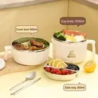 2300ml Bento Box Large Capacity Pack Rice Dual Layer Bento Box Stainless Steel