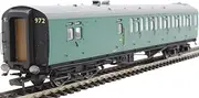 [Hornby] BR S2860S ERA 4 Bulleid 59 Corridor Brake Third Rolling Stock Coach, Green
