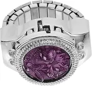 [BESTYASH] 1pc Ring Watch Digital Watch Pocket Watch for Men Wrist for Men Fitness Watch Key Chain Watch Ring Smart Watch Vintage Watch Vintage Rings Watch for Decor Zinc Alloy Purple