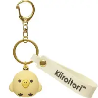 在飛比找momo購物網優惠-【小禮堂】拉拉熊 小黃雞 造型鑰匙圈 - 黃色款(平輸品)