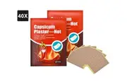 Hot Herbal Capsicum Pain Relief Patches Capsicum Plaster for Muscle Strain