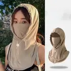 Elastic Anti-UV Balaclava Hat Ice Silk Face Sun Protection hat Daily