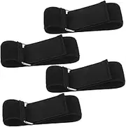 SUPVOX Cinch Straps 4 Pack for Cable Management Elastic Straps Fastening Buckles for Home Office