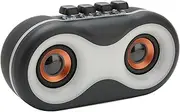 Speaker, Wireless Outdoor Speakers with LED Light, Dual Speakers Wireless Subwoofer, 10m Range, Wireless Stereo for Home, Party (Black)