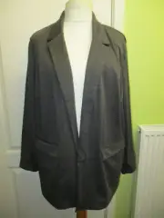 BNWT SIMPLY BE SIZE 24 WOMENS GREY STRETCHY JACKET