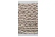 Handwoven Wool & Jute Rug-Tropica 6336-Ivory/Natural