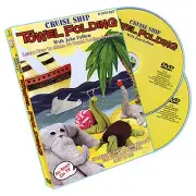 Cruise Ship Towel Folding (2 DVD Set) w/DVD magic trick close-up learn