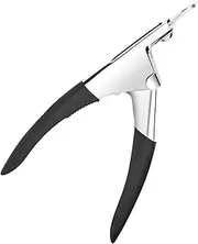 False Nail Clipper | Fingernail Trimmer for Home,Type U Stainless Fingernail Trimmer for Salon Home Nail Design, Clippers for Precise Manicures