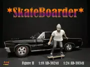 American Diorama 1:24 Scale (7.5cm) Figure - Skateboarder II # AD-38341