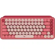 Logitech POP Keys Wireless Mechanical Keyboard With Emoji Keys Heartbreaker Rose