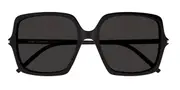 Saint Laurent SL 591 Asian Fit 001 Men's Sunglasses Black Size 57