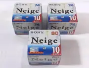 【NEW SEALED x 30-Discs 】SONY MD Mini Disc ”Neige” 74 & 80 min MADE IN JAPAN 0634