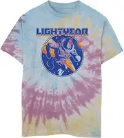 [Disney] Kids' Pixar Lightyear Round Alt Boys Short Sleeve Tee Shirt