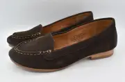 Sofft Womens Size 7 Kambray Dark Brown Leather Slip On Loafers Shoes