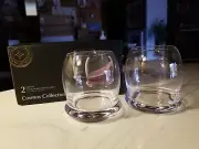 New Joyjolt Cosmos Crystal Stemless - 17.5 Oz - Set Of 2 Wine Glass Clear