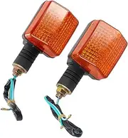 Motorcycle Indicators Flowing Turn Signal Lights Motorcycle Signal Indicator Lamp Accessories For Ho&nd&a CB 250, 350, 400, 500, 650, 900 Shadow 750 Amber