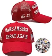 [LOHASTOUR] Trump Hat 45-47 MAGA Hat Donald Trump 2024 Hat Trump Merchandise Make America Great Again Hat