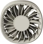 FLCPJGV Three-Stage Car Fan, Portable Air Circulation Device for Truck, Khaki, as described