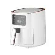 Healthy Choice 7L Digital Air Fryer (White Rose Gold) 1700W, <200°C, 8 Cooking Settings