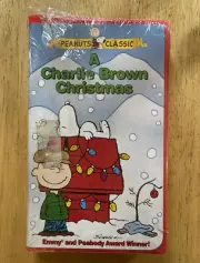 SEALED! A Charlie Brown Christmas BRAND NEW VHS Clamshell