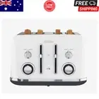 Sunbeam Alinea Select 4 Slice Toaster White TA2740W 1950W Dual Controls AU Stock