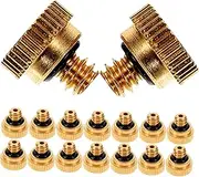 DECOMELODY Low Pressure Misting Nozzles Brass Nozzle for Outdoor Cooling System Orifice for Greenhouse Landscaping and Dust Control