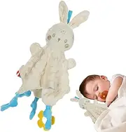 Baby Animal Blanket | Cartoon Plush Animal Doll Appeasing Toy - Interactive Baby Lovey Blanket, Baby Snuggle Blanket for Baby Boys and Baby Girls
