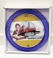 Nash Bridges 7" Purple novelty wall/desk clock Brand New Don Johnson