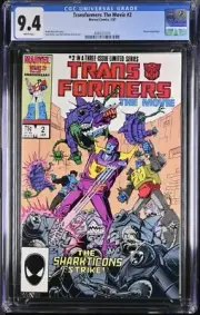 Transformers The Movie 2 CGC 9.4 White Pages Marvel Comics 1987 TheGradedComic