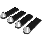 4PCS Shockproof Spike Bracket Combined Type Speaker Foot Shock Absorber Stud