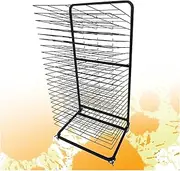 Art Drying Rack,23 Shelves Art Classroom Drying Rack,Steel Children's Art Storage Rack,Easy to Install,Suitable for Engineering Drawings Paintings