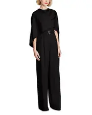 Halston Paulette Crepe Jumpsuit