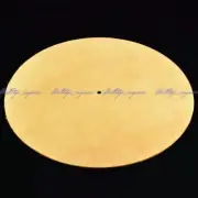 New 20pcs/lot yellow Silky genuine Leather turntable slipmat for project rega...