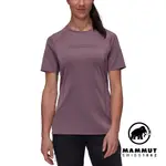 【MAMMUT 長毛象】SELUN FL LOGO T-SHIRT W 機能LOGO短袖T恤 波動紫 女款 #1017-05060