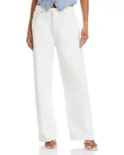 Agolde Low Slung Baggy Jeans in Milkshake