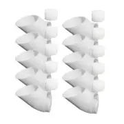 10 Sets Hydroponic Soil- Growing System DIY Hydroponic Nursery Garden Kit J9Q2