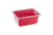 Oggi StoreFresh 22cm Fruit Veggie Berry Bin Storage Basket Fridge Organiser Red