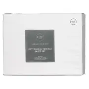 Ardor Boudoir 225TC Cotton Rich Sheet Set-Single