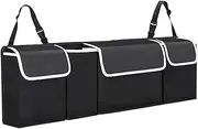 ATATQY Car Rear Seat Back Storage Bag Auto Trunk Backseat Net in The Trunk Multi-use Oxford Automobile Organizer Accessories
