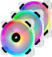 Corsair CO-9050092-WW LL120 RGB, 120 mm RGB LED Fan With Lighting Node Pro - White (Triple Pack)
