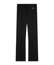 Courrèges Logo Embroidered Drawstring Pants S,L black
