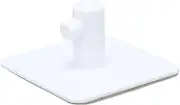 White Quadrate Stand Mixer Attachment Holders for Kitchen Space Organization